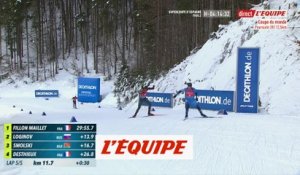 Fillon Maillet remporte la poursuite de Ruhpolding - Biathlon - CM (H)