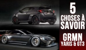 GRMN Yaris et GT3 Concept, 5 choses à savoir sur les modèles ultra-sportifs Toyota