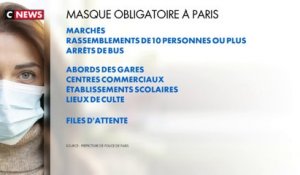 Covid-19 : le masque fait déjà son retour à Paris