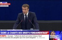 Discours devant le Parlement européen: Emmanuel Macron souhaite inscrire l'IVG dans la charte des droits fondamentaux
