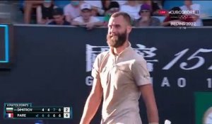 Un Benoît Paire solide s'offre Grigor Dimitrov : revivez sa balle de match en vidéo