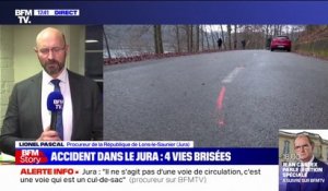 Lycéens tués dans le Jura: le jeune survivant "va plutôt bien sur le plan physique, mais c'est plus compliqué sur le plan psychologique", selon le procureur