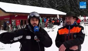 En direct de Gérardmer : la descente en ski et le domaine skiable