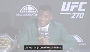 UFC - Ngannou : “Au final, le boss, c'est moi”