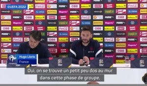 Bleus -  Lloris : "Dos au mur et dans l'obligation de prendre 3 points"