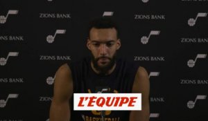 Gobert : « Ce n'est qu'une blessure mineure » - Basket - NBA - Jazz