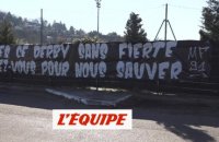 Une banderole exhorte les joueurs à «se bouger» - Foot - L1 - St Etienne