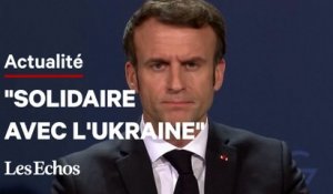 Ukraine : "S'il devait y avoir une agression, la riposte sera là et le coût sera très élevé", prévient Macron