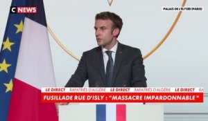 Emmanuel Macron : «Le massacre du 5 juillet 1962 doit être reconnu»