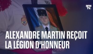 Hommage à Alexandre Martin: le brigadier-chef reçoit la Légion d’honneur à titre posthume
