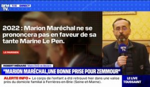 "Pas très glorieux", "un peu minable": Robert Ménard fustige le "suspense artificiel" de Marion Maréchal