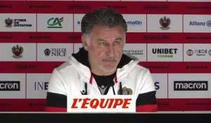 Galtier : «On va devoir élever notre niveau de jeu» - Foot - Coupe - Nice