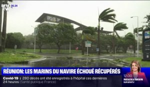 La Réunion: les marins du navire échoué récupérés