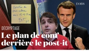 "On entre dans une culture du mème” : décryptage du Post-it d’Emmanuel Macron