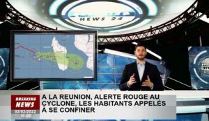 A La Réunion, alerte rouge ouragan, les habitants appellent à se limiter