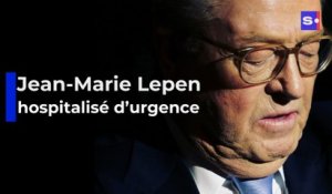 Jean-Marie Le Pen hospitalisé d'urgence : l'ex-président du FN a subi un AVC