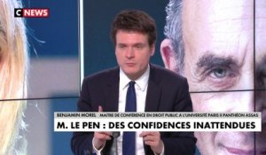 Benjamin Morel sur les confidences de Marine Le Pen : «On a réellement une candidate qui arrive avec son histoire