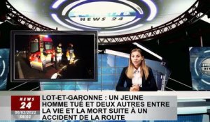 Lot-et-Garonne : Un jeune meurt dans un accident de la circulation, deux autres survivent