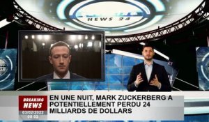 Du jour au lendemain, Mark Zuckerberg a peut-être perdu 24 milliards de dollars