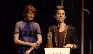 Florence Collects The Maccabees' Best Album Award - NME Awards 2013