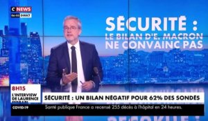 Selon un sondage , 62% des Français jugent le bilan d'Emmanuel Macron en matière de sécurité est négatif