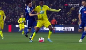 Faute sur Coulibaly, Blas ne tremble pas : l'ouverture du score sur penalty de Nantes contre Bastia