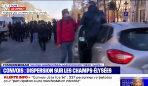 "Convoi de la liberté": un porte-parole d'Unité SGP Police rapporte "des tensions sur la place d'Italie" à Paris