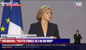 Valérie Pécresse: "Je veux porter un nouvel espoir, celui d'une nouvelle France que nous devons reconstruire ensemble"