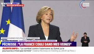 Valérie Pécresse: "Depuis l'enfance, la France coule dans mes veines"