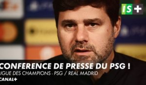 Conférence de presse de Pochettino et Marquinhos avant PSG / Real Madrid