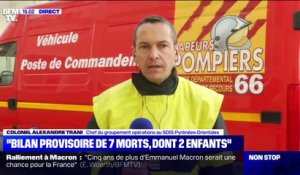 Incendie à Saint-Laurent-de-la-Salanque: "Nous continuons les recherches, une personne manque toujours à l'appel", selon le colonel Alexandre Trani