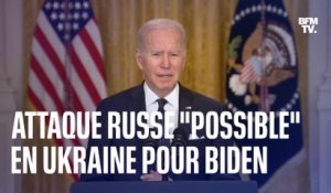 Pour Joe Biden, une attaque russe reste "possible" en Ukraine