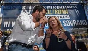 Oggi c.o.ntro Salvini, e giovedì Fratelli d’Italia fa ‘nero’ Giorgetti. Franceschini ‘@iuta’ Matteo