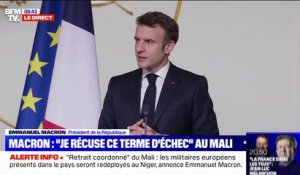 Emmanuel Macron sur la lutte contre le terrorisme: "La junte qui est en responsabilité au Mali n'en fait plus sa priorité"