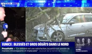 Des blessés et d'importants dégâts dans le nord de la France après le passage de la tempête Eunice