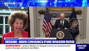 Crise ukrainienne: Joe Biden est "convaincu" que la Russie va envahir l'Ukraine