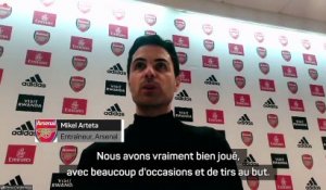 26e j. - Arteta : "Heureux et satisfait de notre performance"