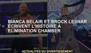 Bianca Belair et Brock Lesnar entrent dans l'histoire dans la salle à élimination directe