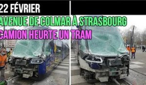 Strasbourg: un camion heurte un tram