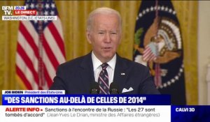 Joe Biden: "Nous retirons à la Russie les financements occidentaux, ils ne peuvent plus lever de fonds à l'Ouest"
