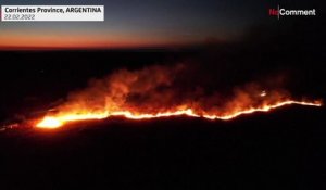 Argentine : dans la province de Corrientes, les pompiers luttent toujours contre les incendies
