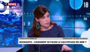 Charlotte d’Ornellas : «Leur but est d’aller chercher les migrants le plus loin possible, et de les ramener en Europe», à propos de certaines ONG