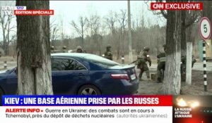 Guerre en Ukraine: des militaires russes se positionnent dans une base aérienne près de Kiev