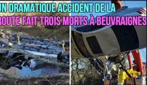 Un dramatique accident de la route fait trois morts à Beuvraignes