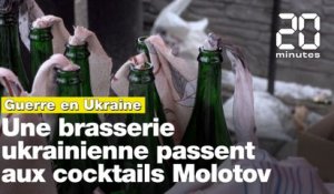 Guerre en Ukraine: De la bière aux cocktails Molotov