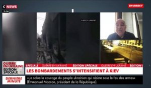 Guerre en Ukraine: En colère, un Français qui a quitté Kiev pousse un coup de gueule contre le gouvernement français dans "Morandini Live": "Sauvez les Français qui sont encore dans la ville !" - VIDEO