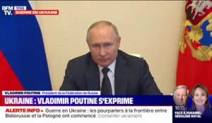 Vladimir Poutine: "Nous combattons les néonazis"