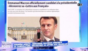 Emmanuel Macron annonce sa candidature
