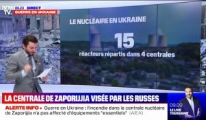 Guerre en Ukraine: la centrale nucléaire la plus puissante d'Europe visée par les Russes