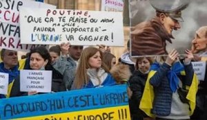 Guerre en Ukraine : Manifestations dans toute la France contre l’invasion menée par la Russie
